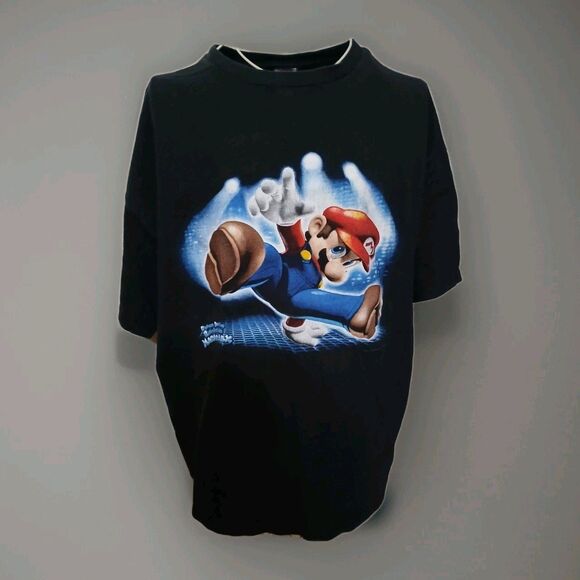 Dance Dance Revolution Mario Mix 2008 Video Game Vintage Shirt XXL / 2XL - Picture 1 of 12